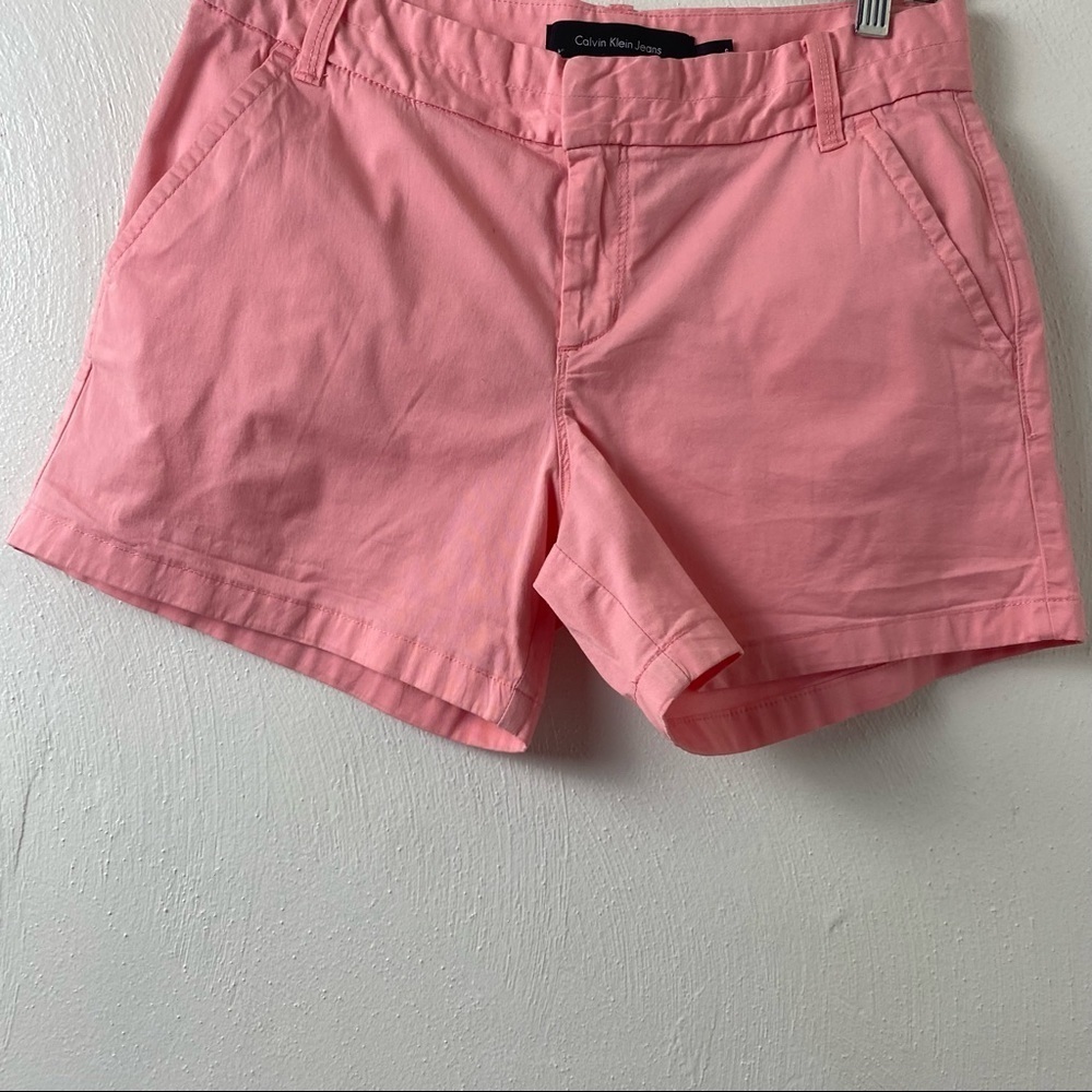Calvin Klein Women Pink Shorts. Sz 6 - Picture 5 of 13